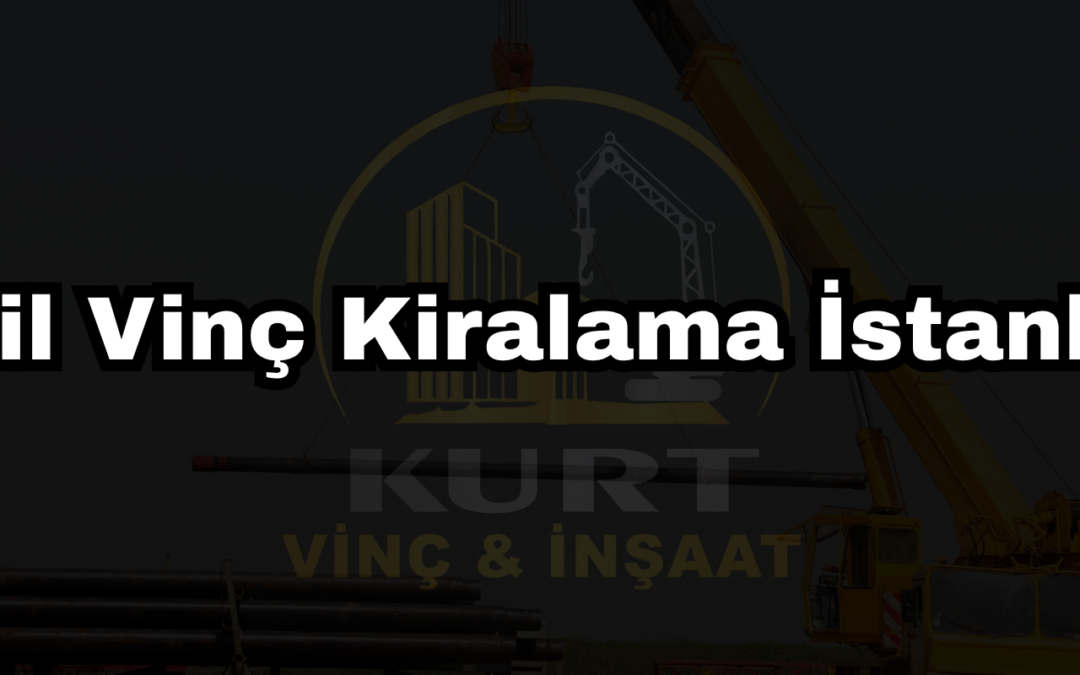 Acil Vinç Kiralama İstanbul