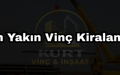 En Yakın Vinç Kiralama